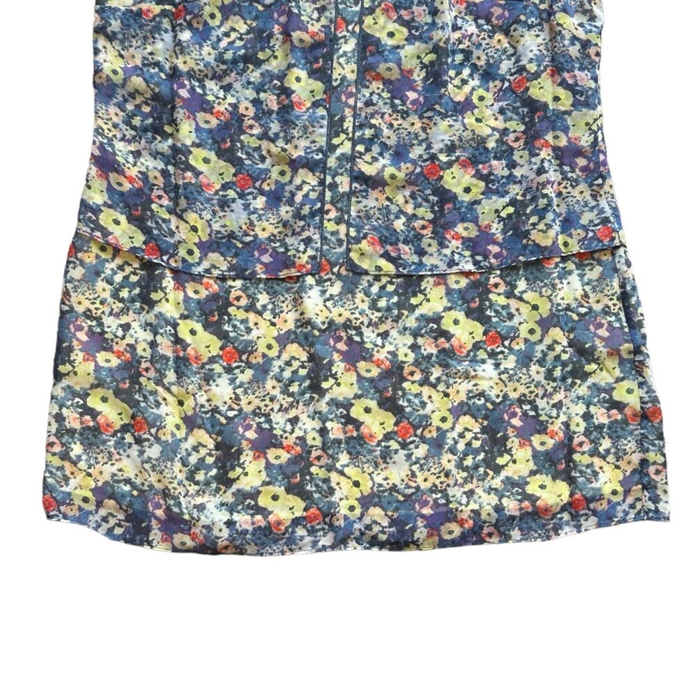 CAbi‎ Womens Tunic Small Positano Floral Layered Sleeveless Lined Blouse - Picture 3 of 14